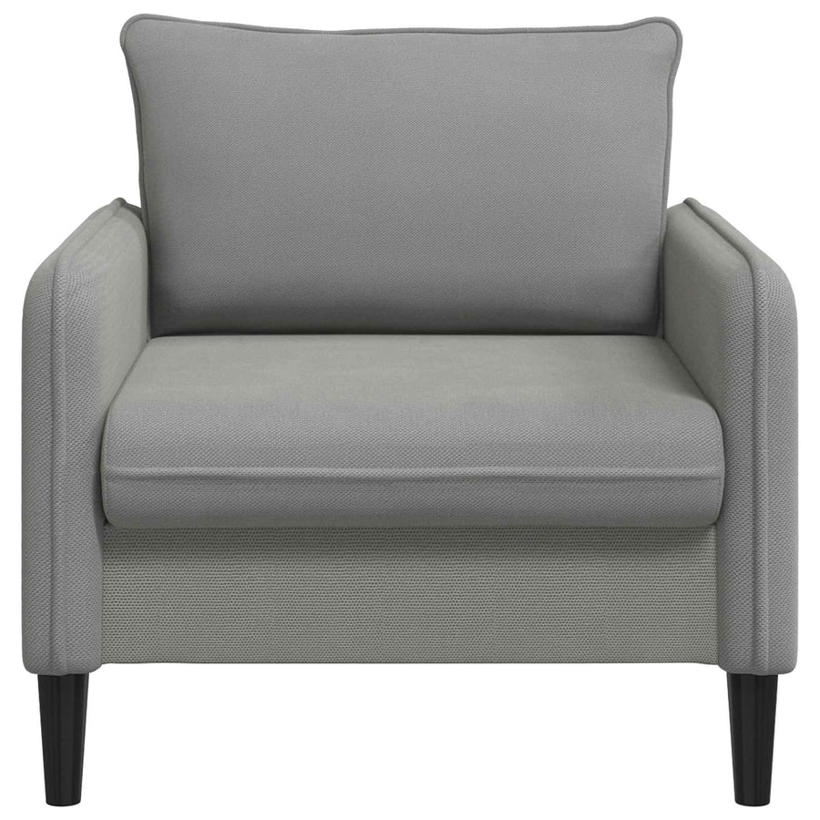 XL fauteuil Donkergrijs fluweel