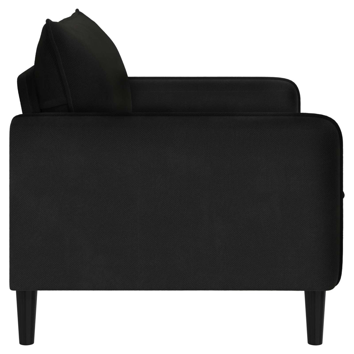 XL fauteuil Zwart fluweel