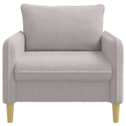 XL fauteuil Lichtgrijs Bouclé
