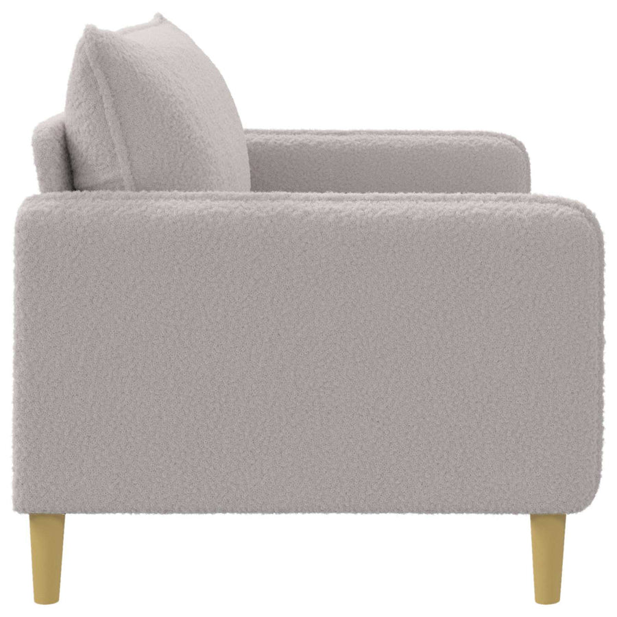 XL fauteuil Lichtgrijs Bouclé