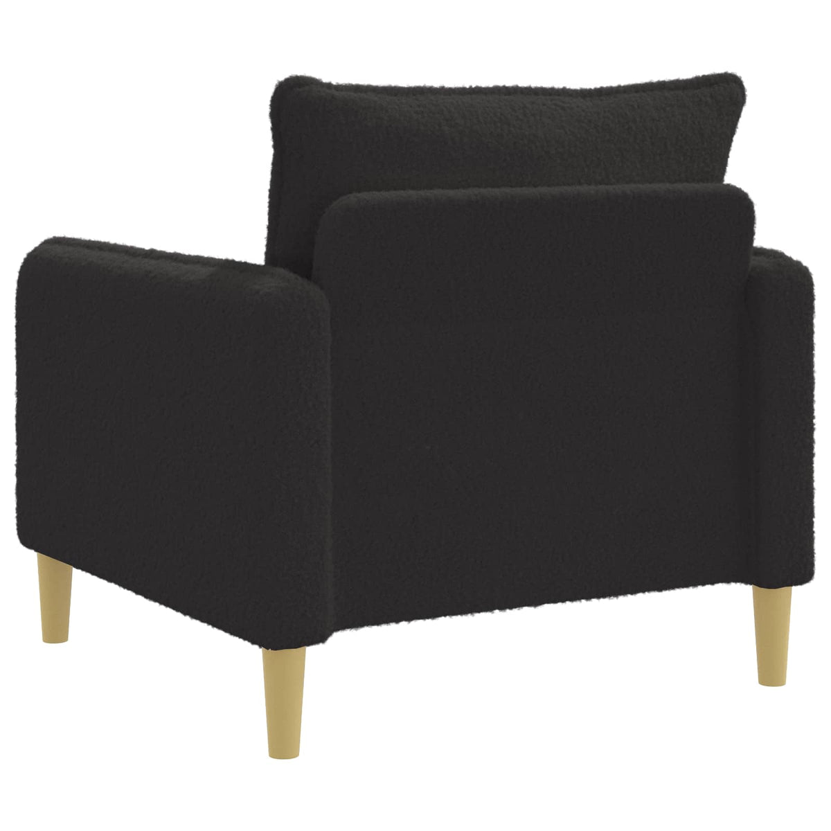 XL fauteuil Zwart Bouclé