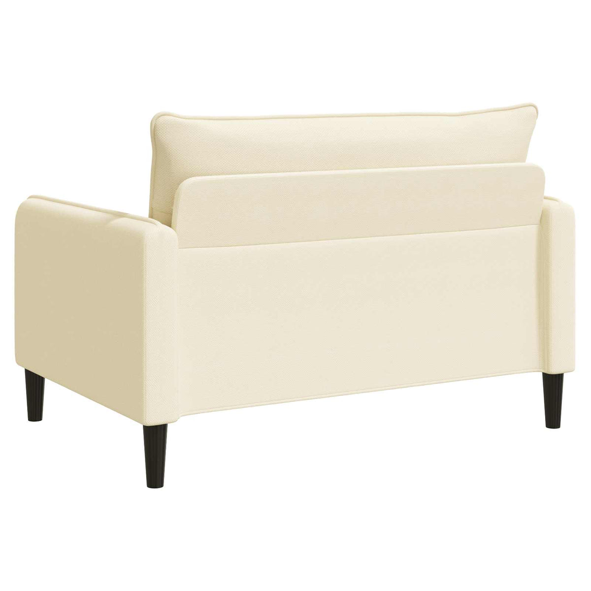 XXL fauteuil Crèmekleurig fluweel