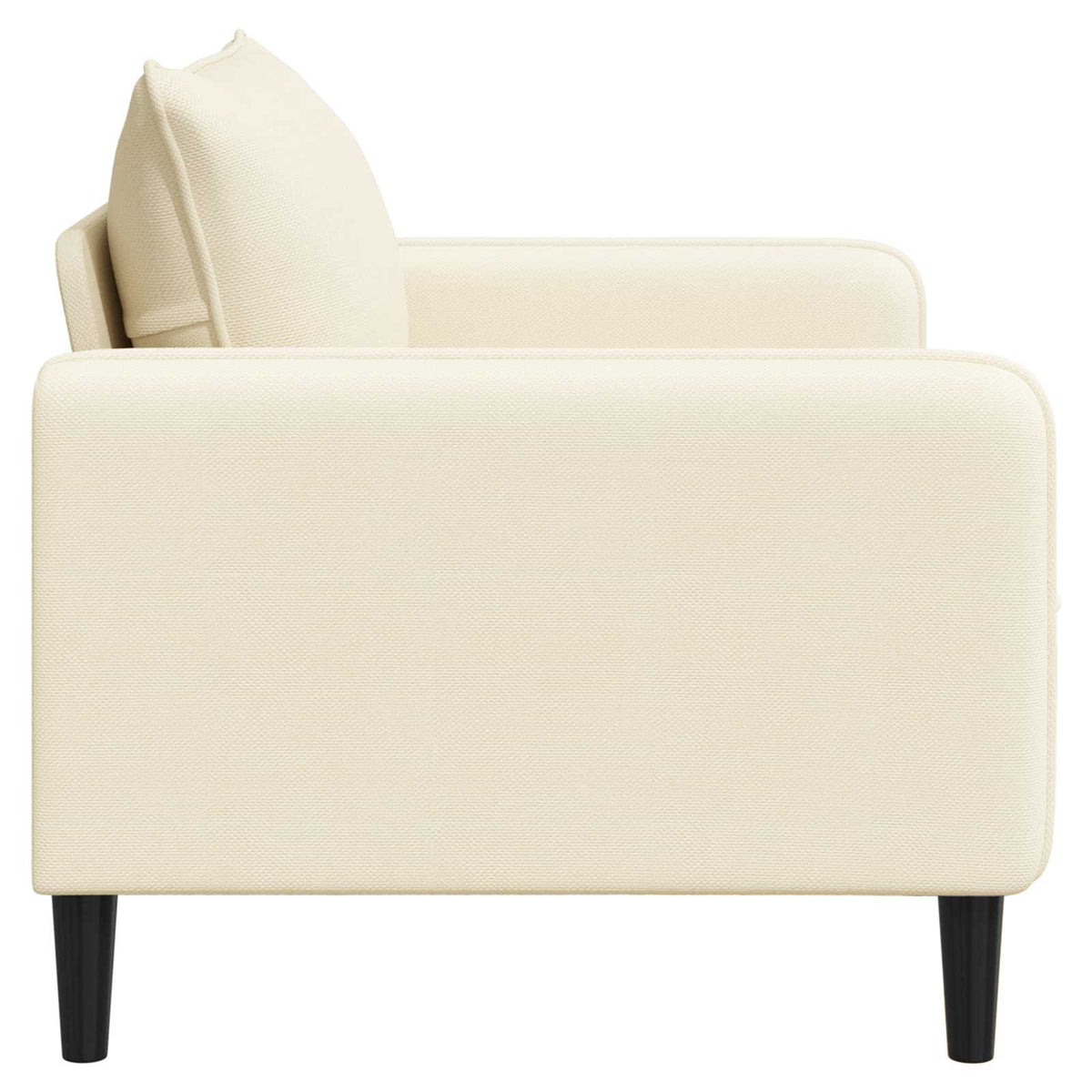 XXL fauteuil Crèmekleurig fluweel