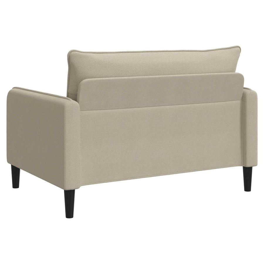 XXL fauteuil Beige fluweel