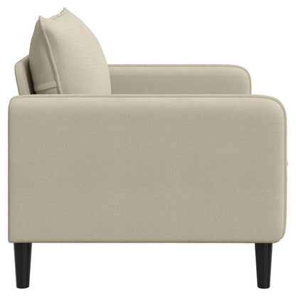XXL fauteuil Beige fluweel
