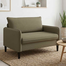 XXL fauteuil Kaki fluweel