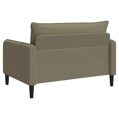 XXL fauteuil Kaki fluweel