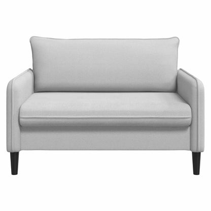 XXL fauteuil Lichtgrijs fluweel