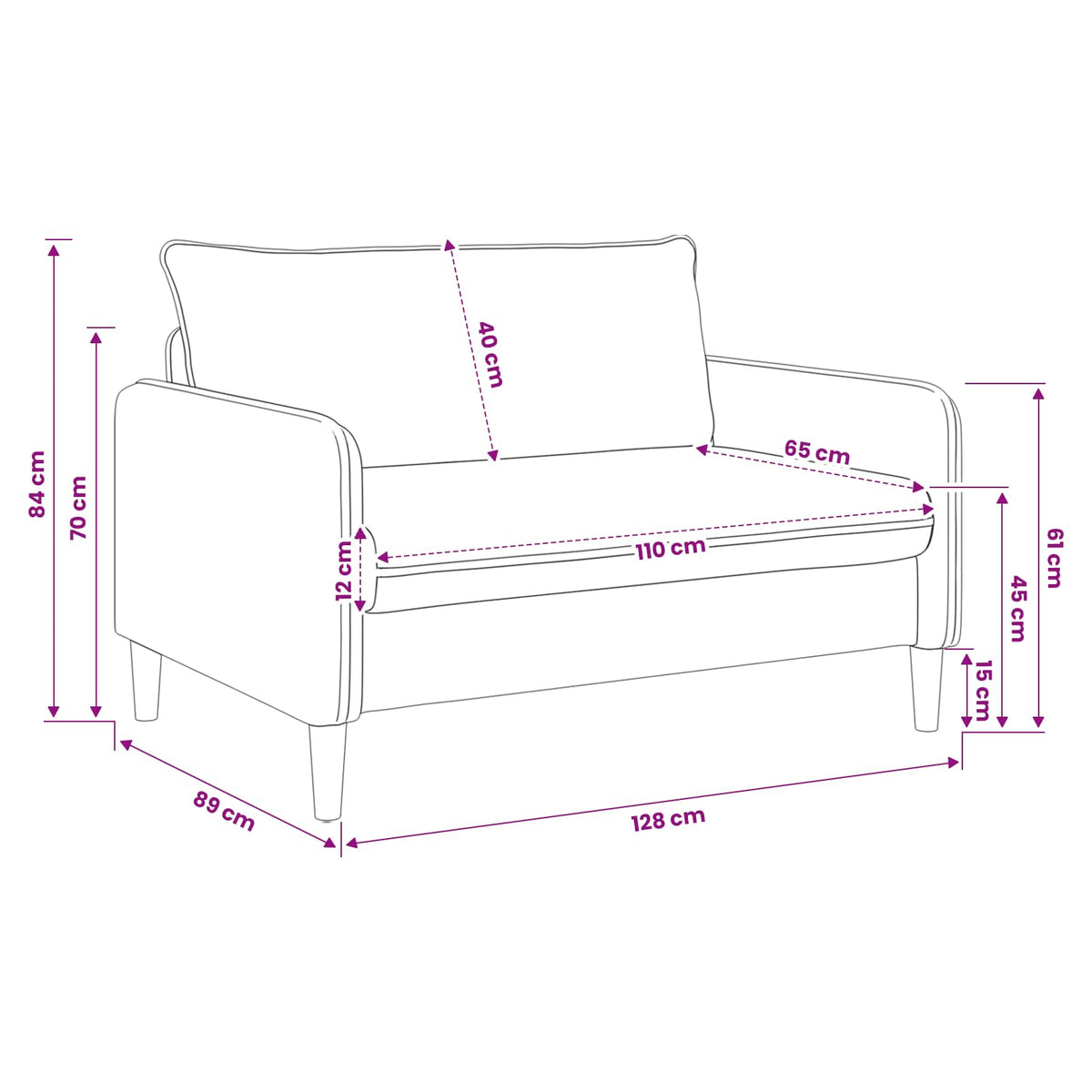 XXL fauteuil Lichtgrijs fluweel
