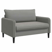 Fauteuil XXL donkergrijs fluweel 110 cm zitbreedte