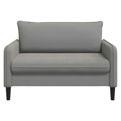 XXL fauteuil Donkergrijs fluweel