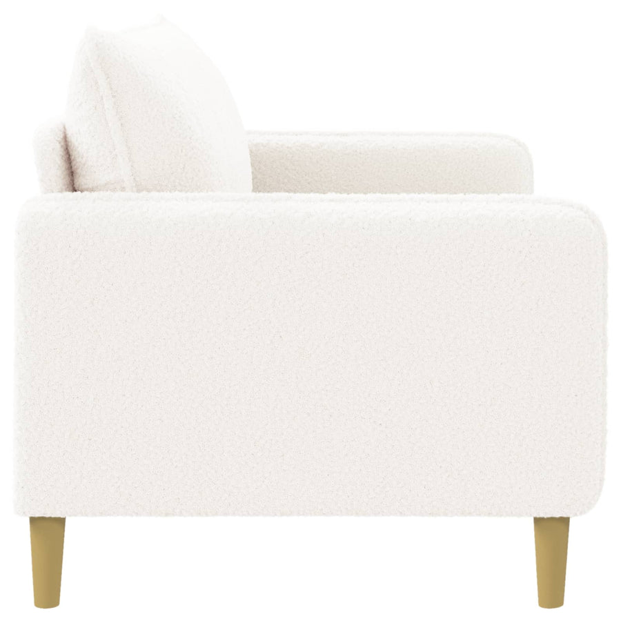XXL fauteuil Crèmekleurig Bouclé