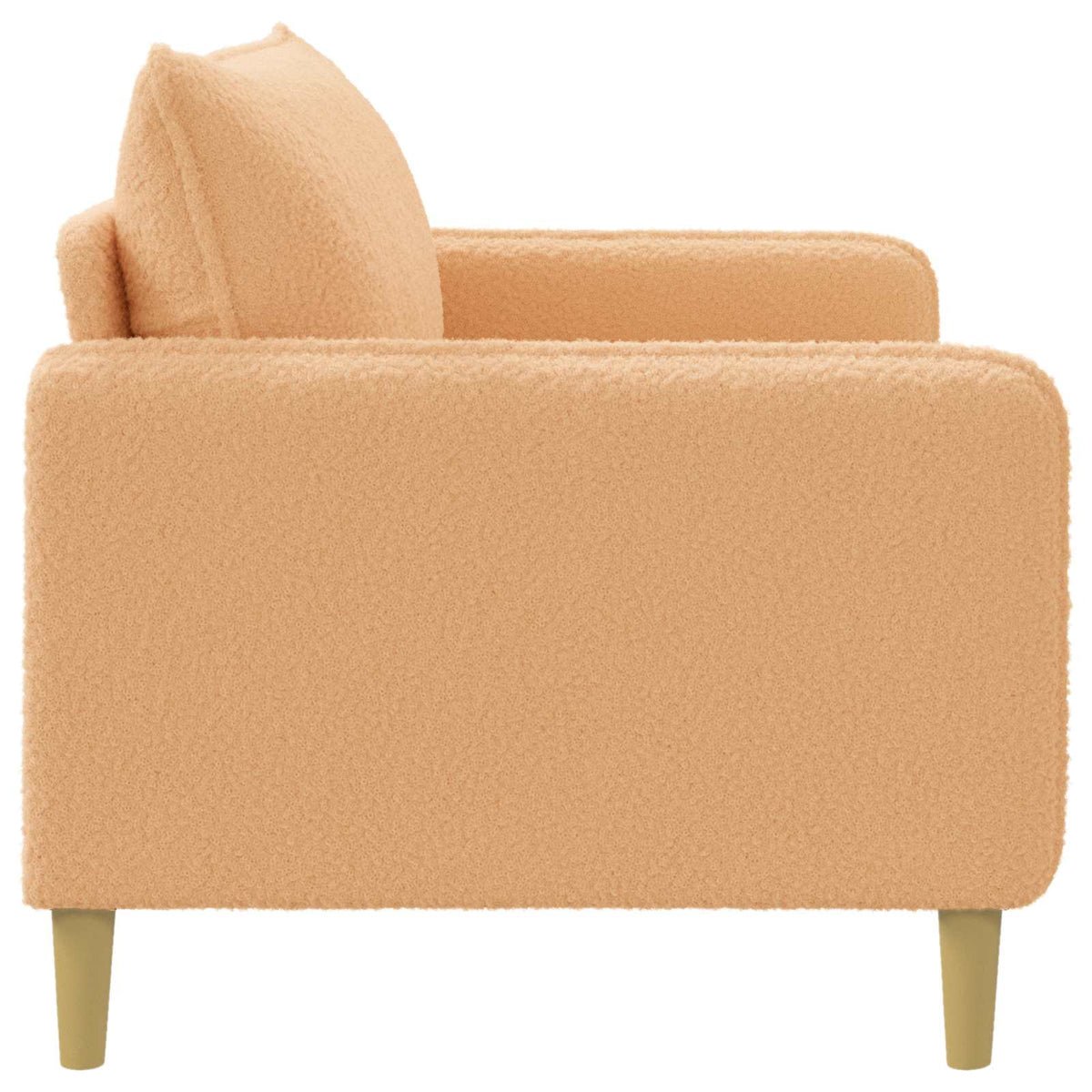 XXL fauteuil Beige Bouclé
