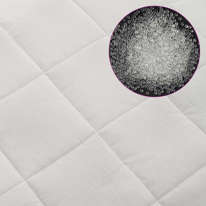 Verzwaringsdeken Wit 138 x 200 cm 10 kg 100% Katoen 205T