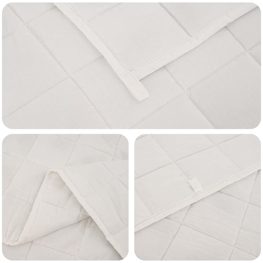 Verzwaringsdeken Wit 200 x 225 cm 13 kg 100% Katoen 205T