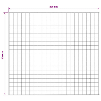 Verzwaringsdeken Wit 200 x 225 cm 13 kg 100% Katoen 205T