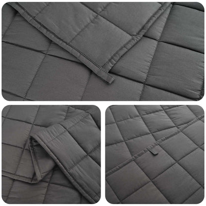 Verzwaringsdeken Antraciet 150 x 200 cm 7 kg 100% Katoen 205T