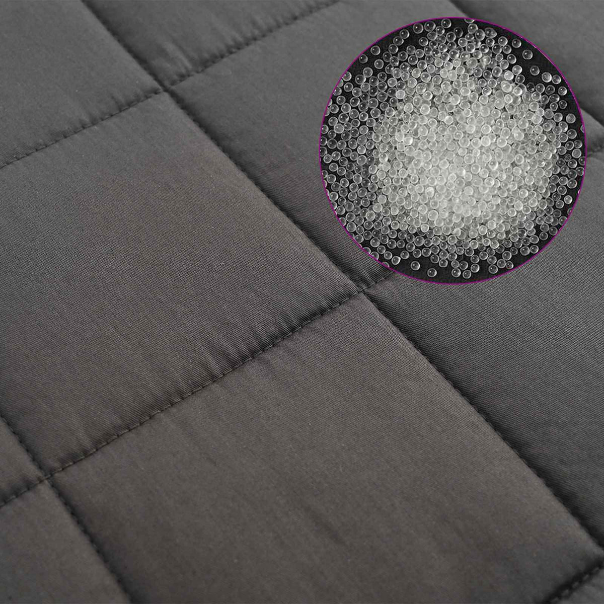 Verzwaringsdeken Antraciet 150 x 200 cm 7 kg 100% Katoen 205T
