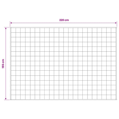 Verzwaringsdeken Antraciet 155 x 220 cm 7 kg 100% Katoen 205T