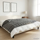 Verzwaringsdeken 120x180 cm 9 kg katoen antraciet