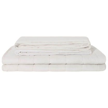 Verzwaarde Dekens Wit 150 x 200 cm 11 kg 100% Katoen 205T