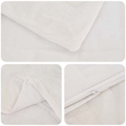 Verzwaarde Dekens Wit 155 x 220 cm 7 kg 100% Katoen 205T