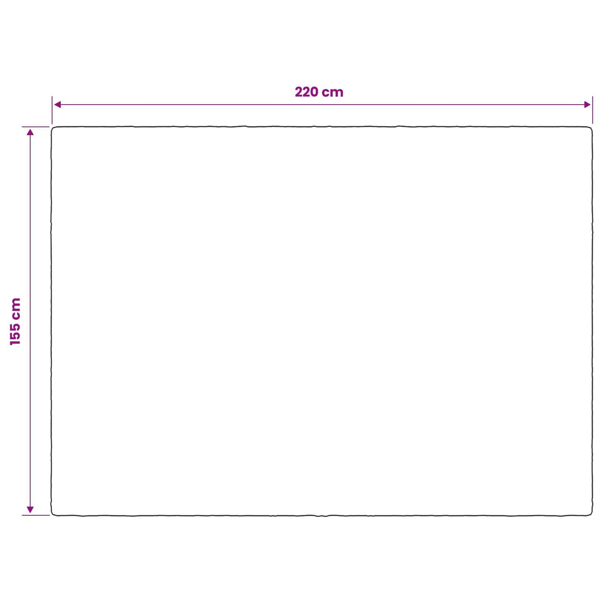 Verzwaarde Dekens Wit 155 x 220 cm 7 kg 100% Katoen 205T