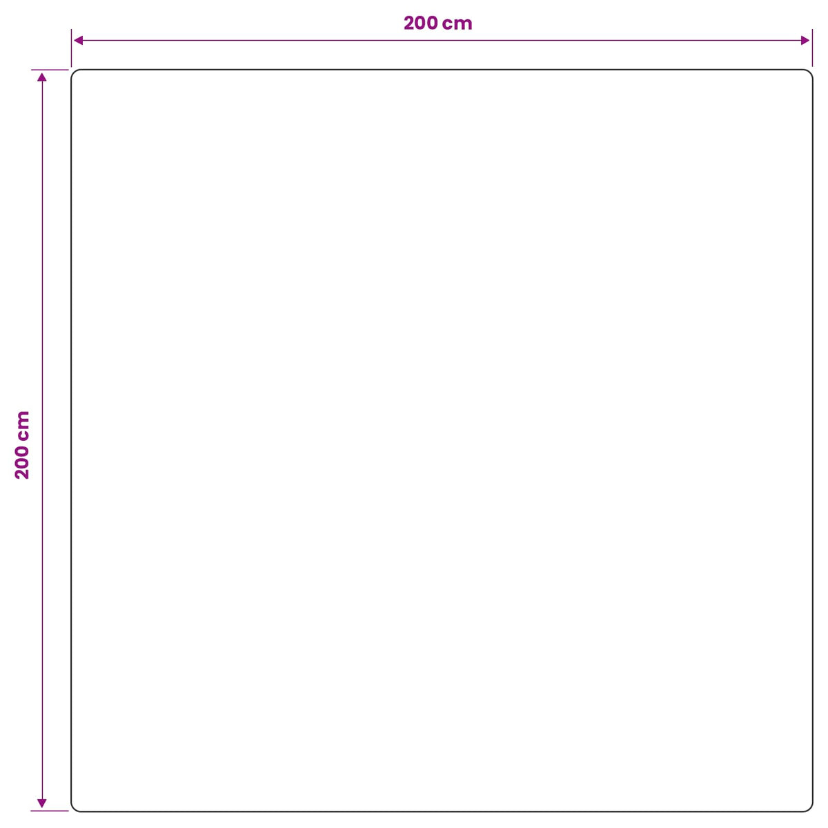 Verzwaarde Dekens Wit 200 x 200 cm 13 kg 100% Katoen 205T