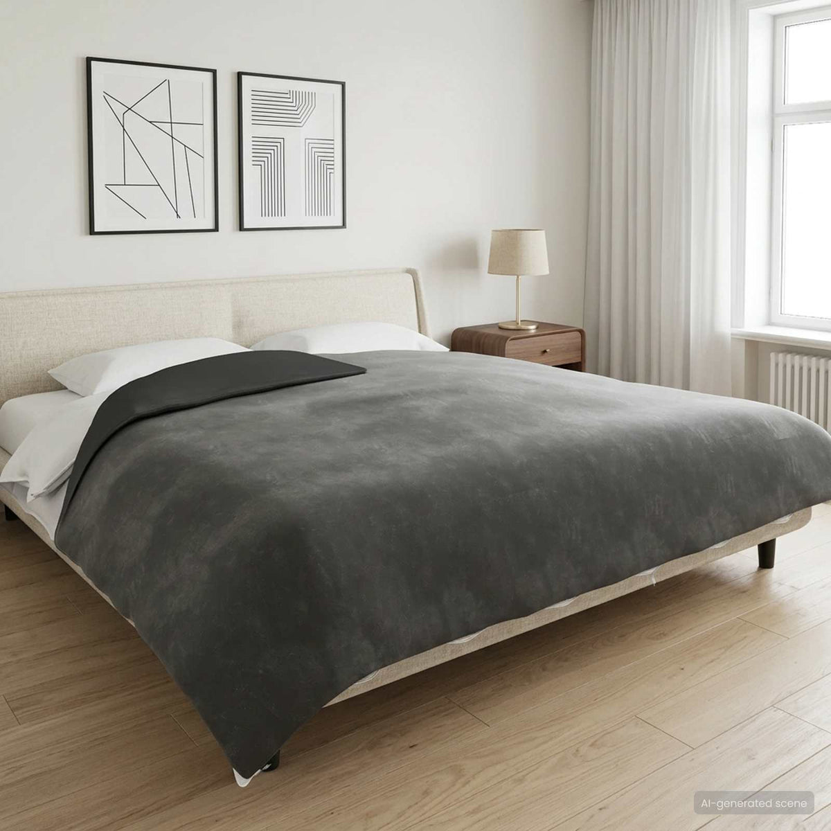 Verzwaarde Dekens Antraciet 200 x 200 cm 9 kg 100% Katoen 205T