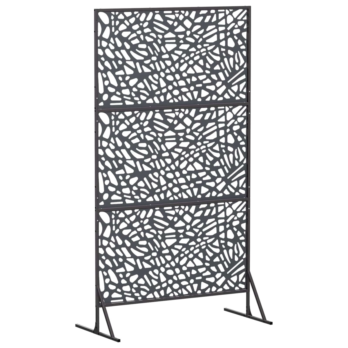Privacyscherm 100 x 50 x 180 cm Staal Antraciet