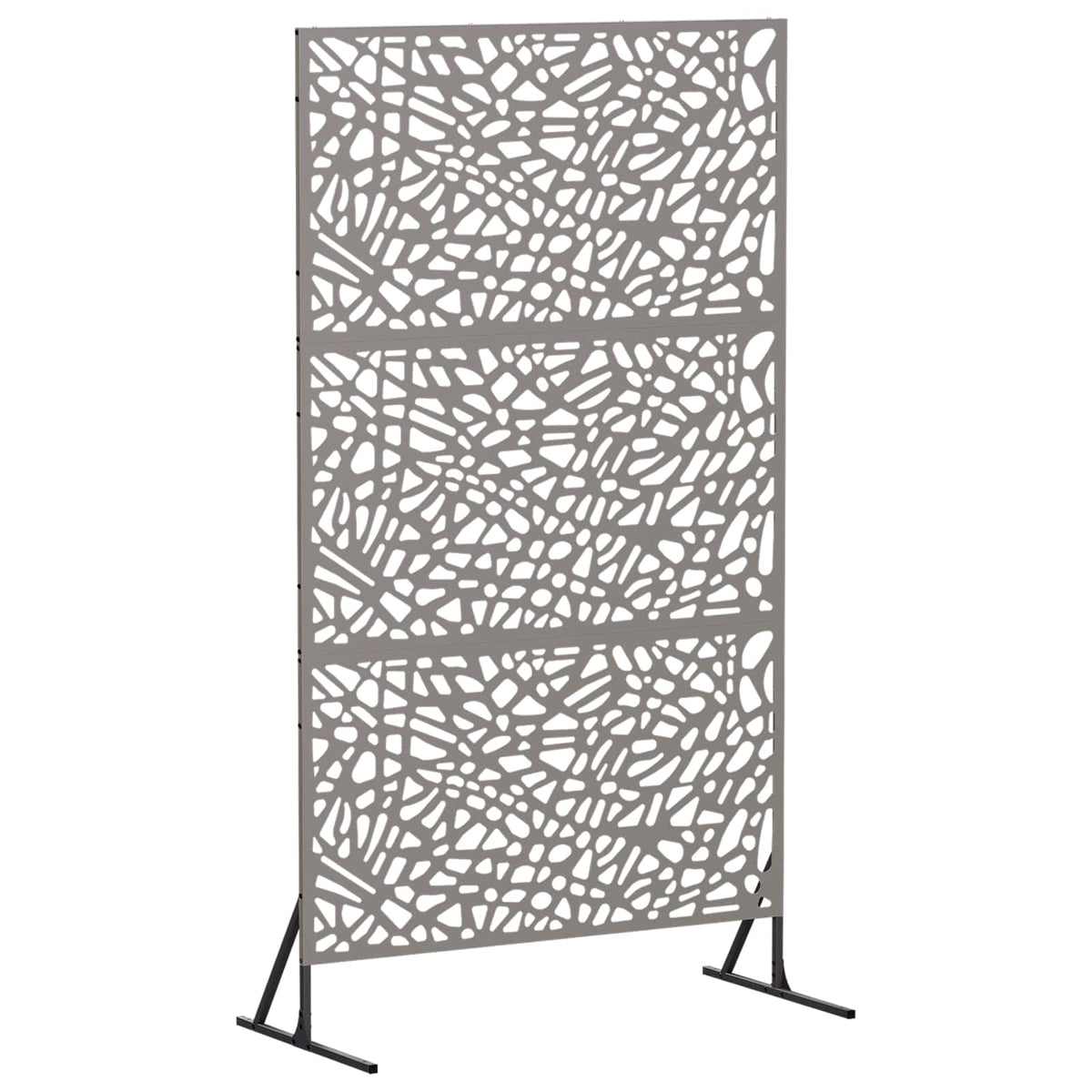 Privacyscherm 100 x 50 x 180 cm weervast staal Roestkleurig