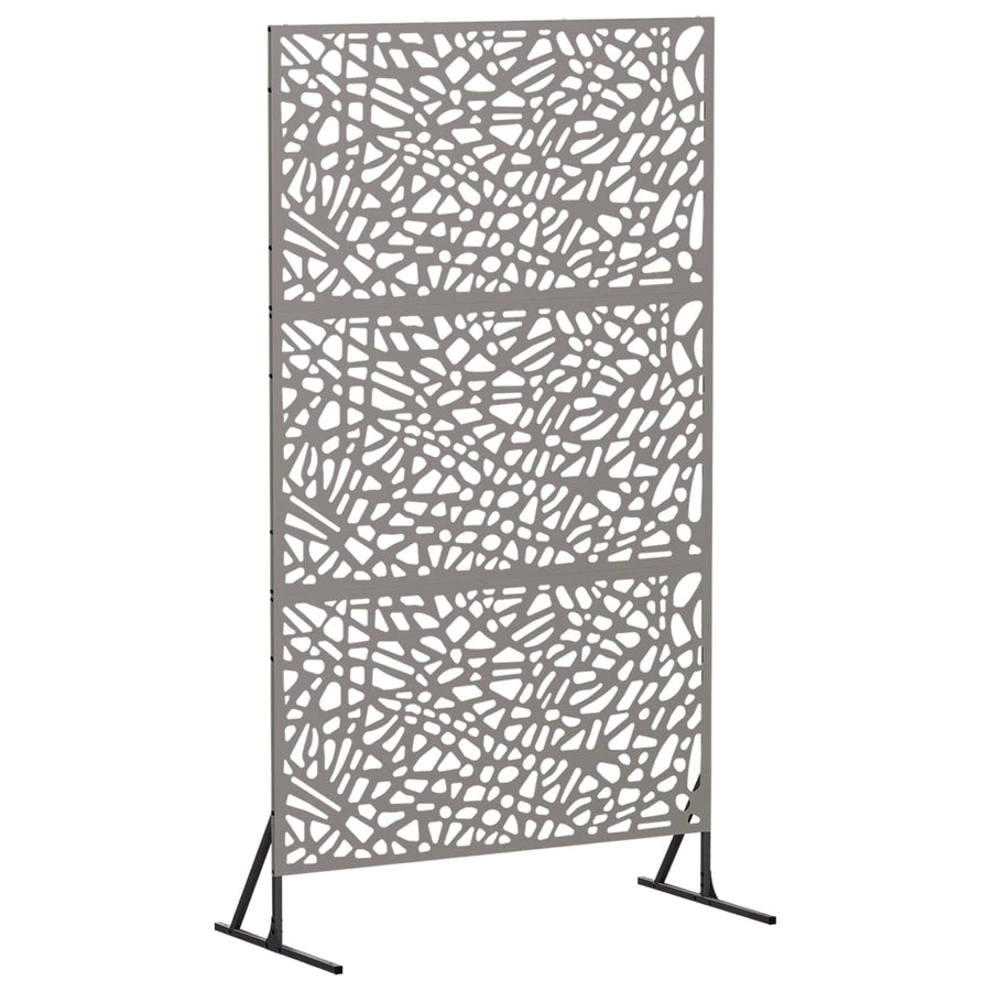 Privacyscherm 100 x 50 x 180 cm weervast staal Roestkleurig
