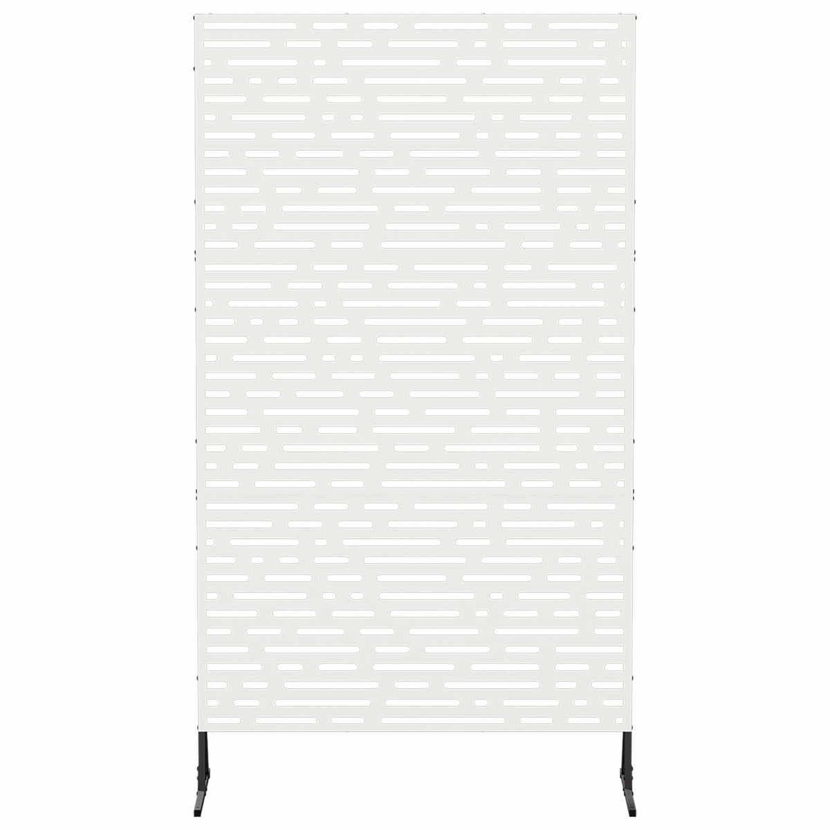 Privacyscherm 100 x 50 x 180 cm Staal Wit