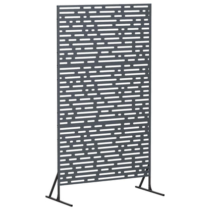 Privacyscherm 100 x 50 x 180 cm Staal Antraciet
