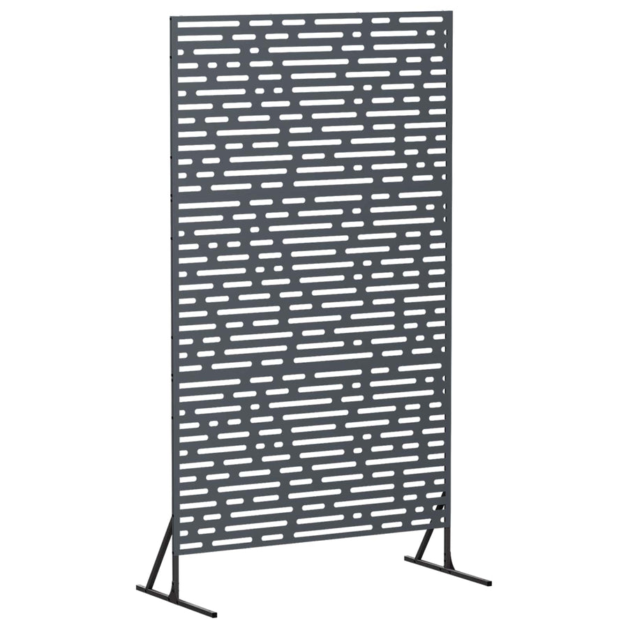Privacyscherm 100 x 50 x 180 cm Staal Antraciet