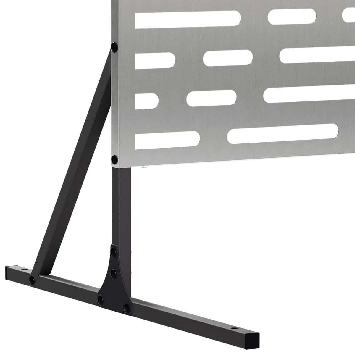 Privacyscherm 100 x 50 x 180 cm Gegalvaniseerd staal zilver