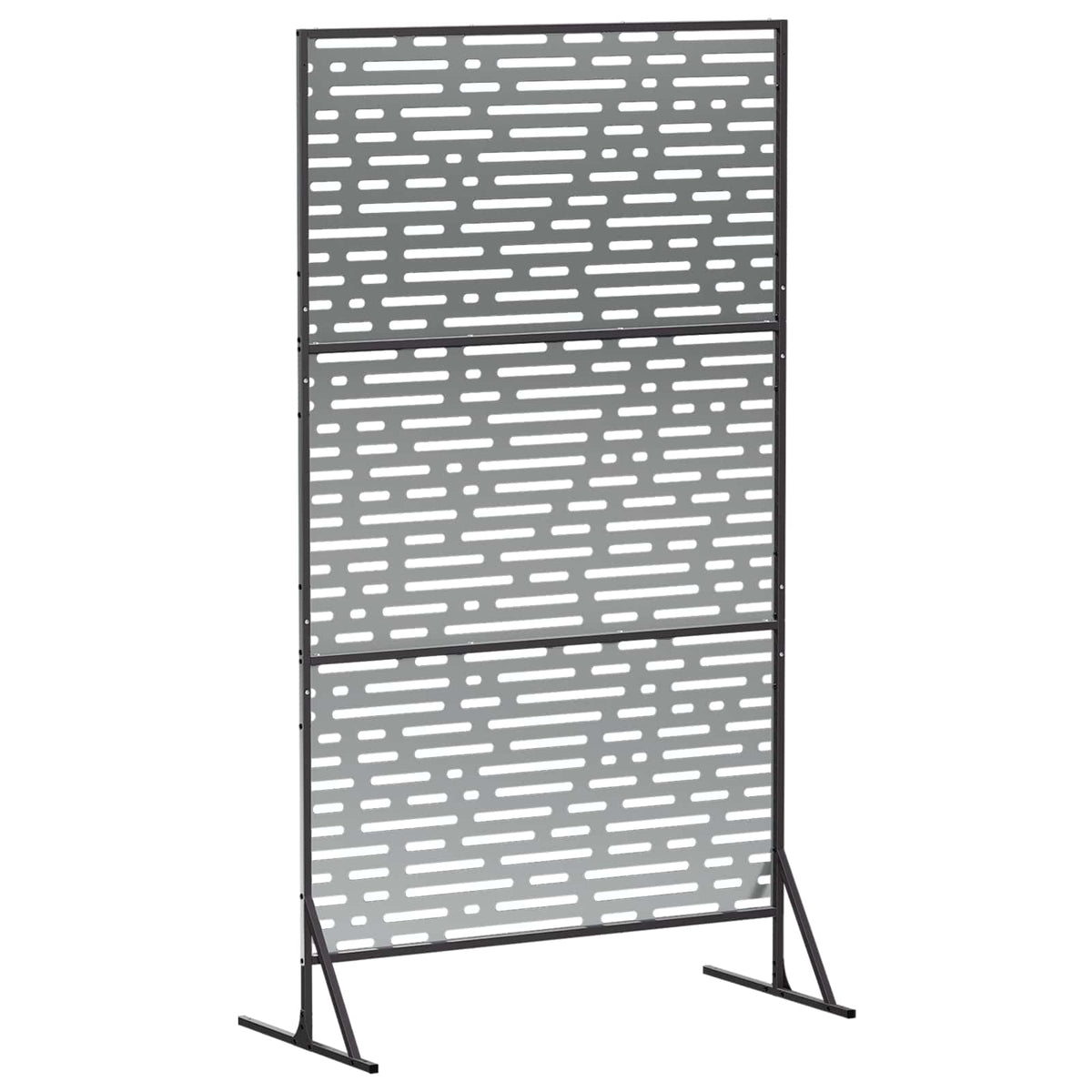 Privacyscherm 100 x 50 x 180 cm Gegalvaniseerd staal zilver
