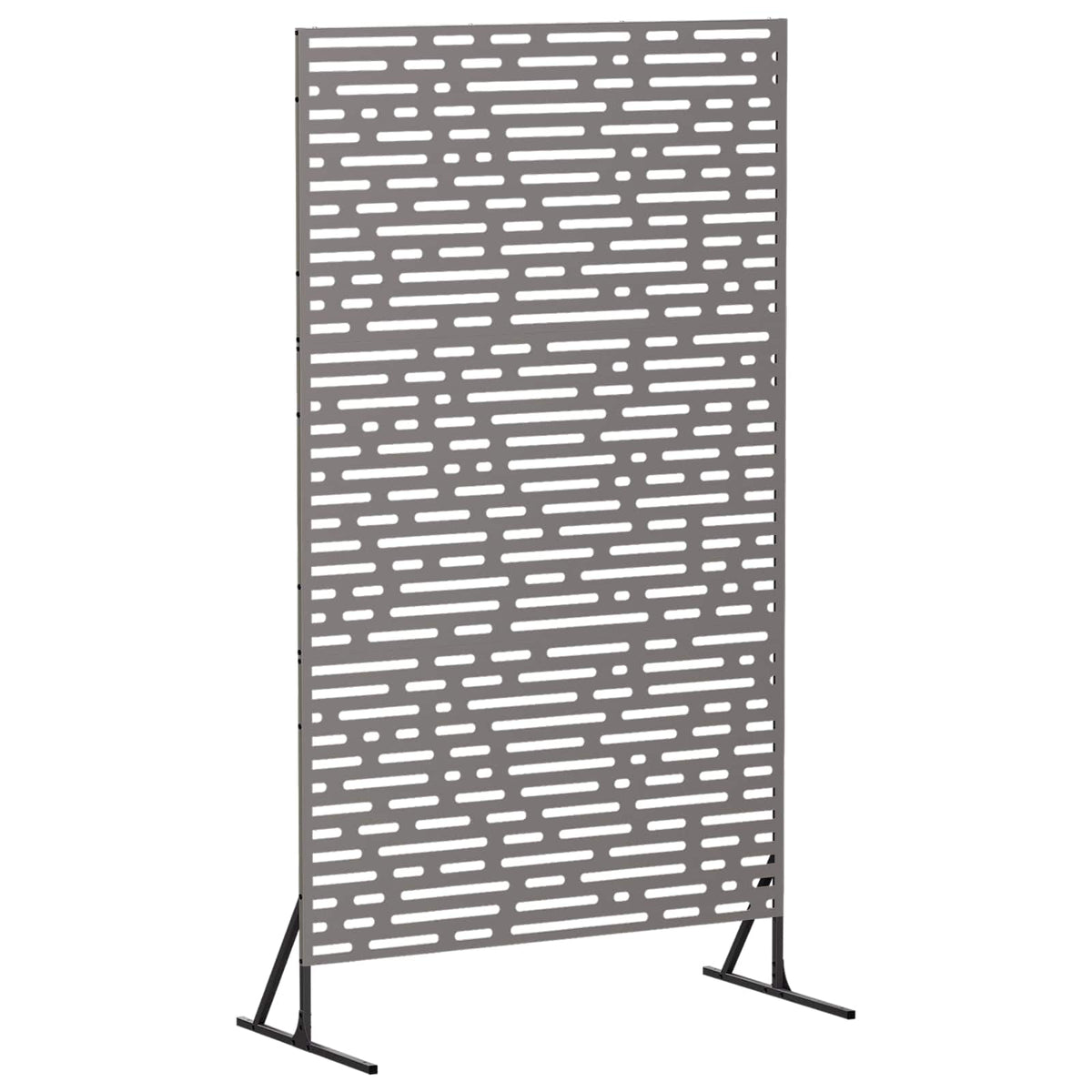 Privacyscherm 100 x 50 x 180 cm weervast staal Roestkleurig
