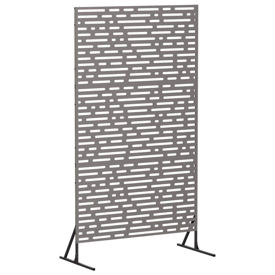 Privacyscherm 100 x 50 x 180 cm weervast staal Roestkleurig