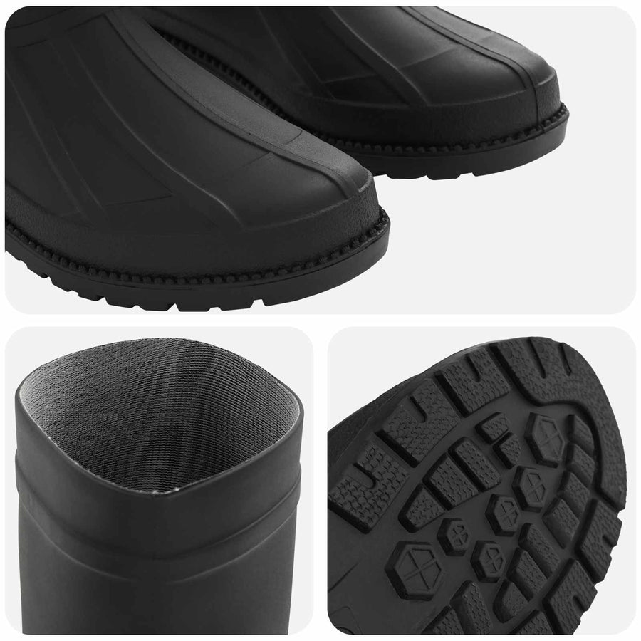 Regenlaarzen PVC Maat 45 Zwart