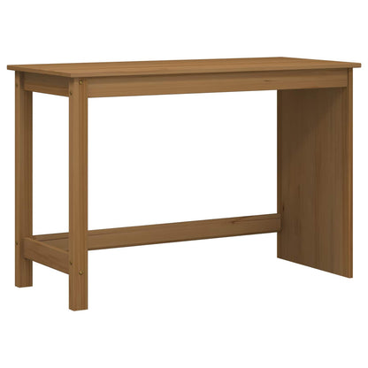 Bureau en rollende kast set met lade MOSS 2 pcs HoningBruin