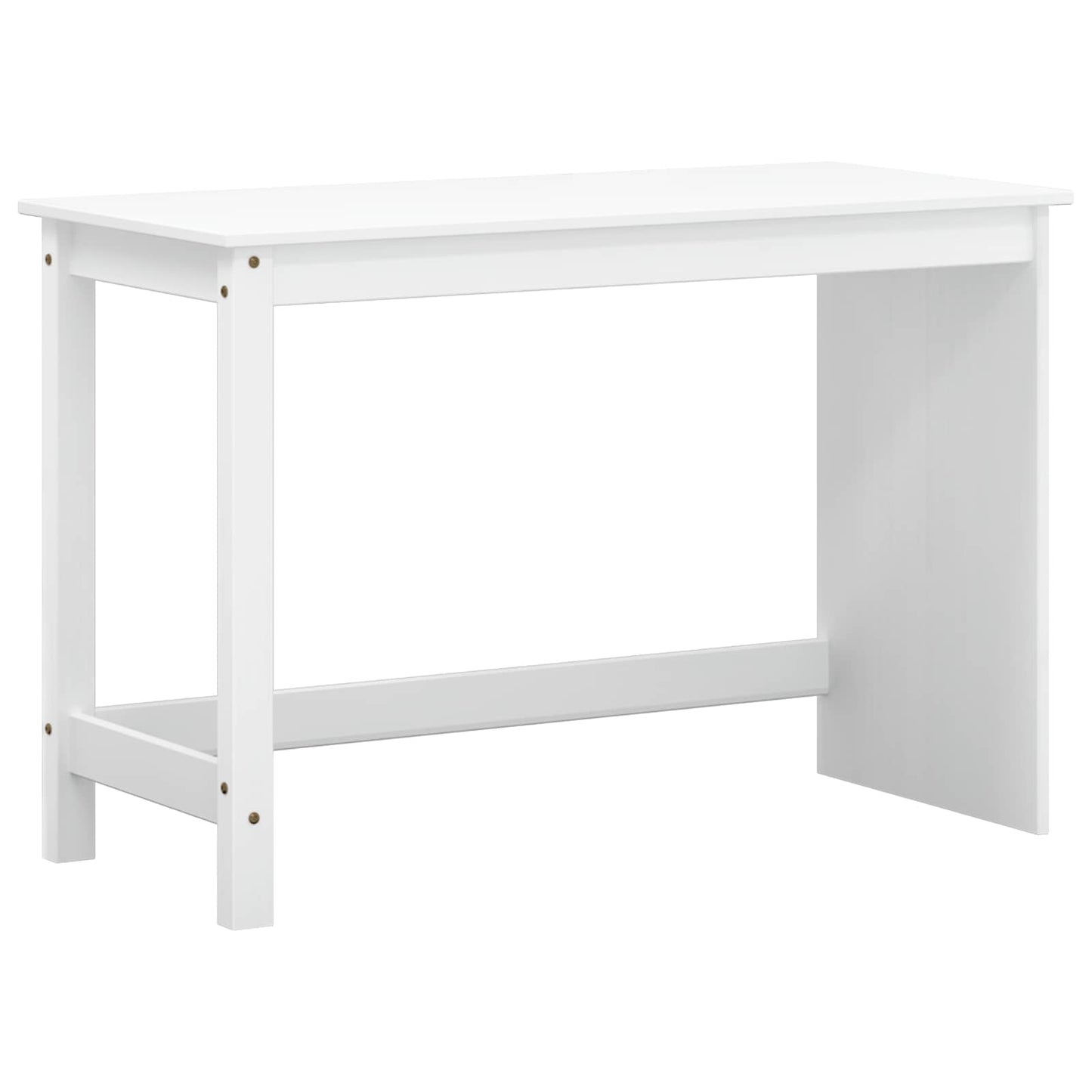 Bureau en rollende kast set MOSS 2 pcs Wit