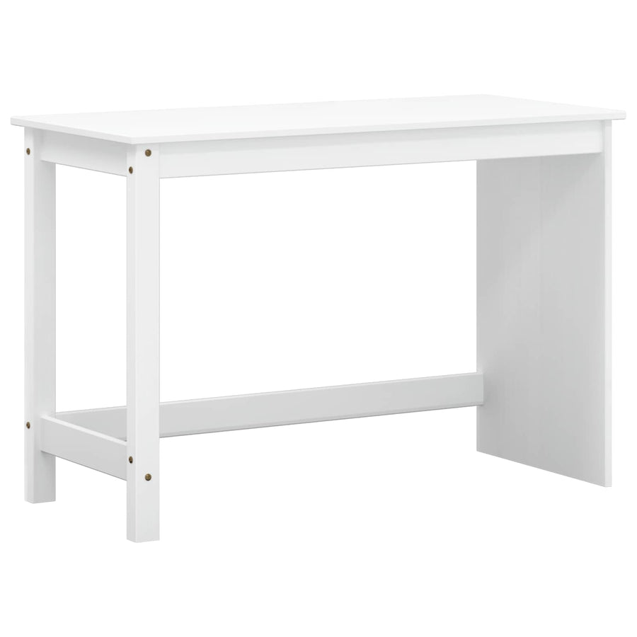 Bureau en rollende kast set MOSS 2 pcs Wit
