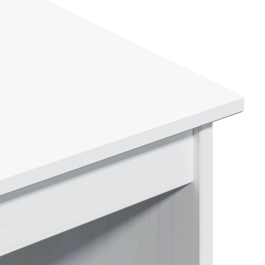 Bureau en rollende kast set MOSS 2 pcs Wit