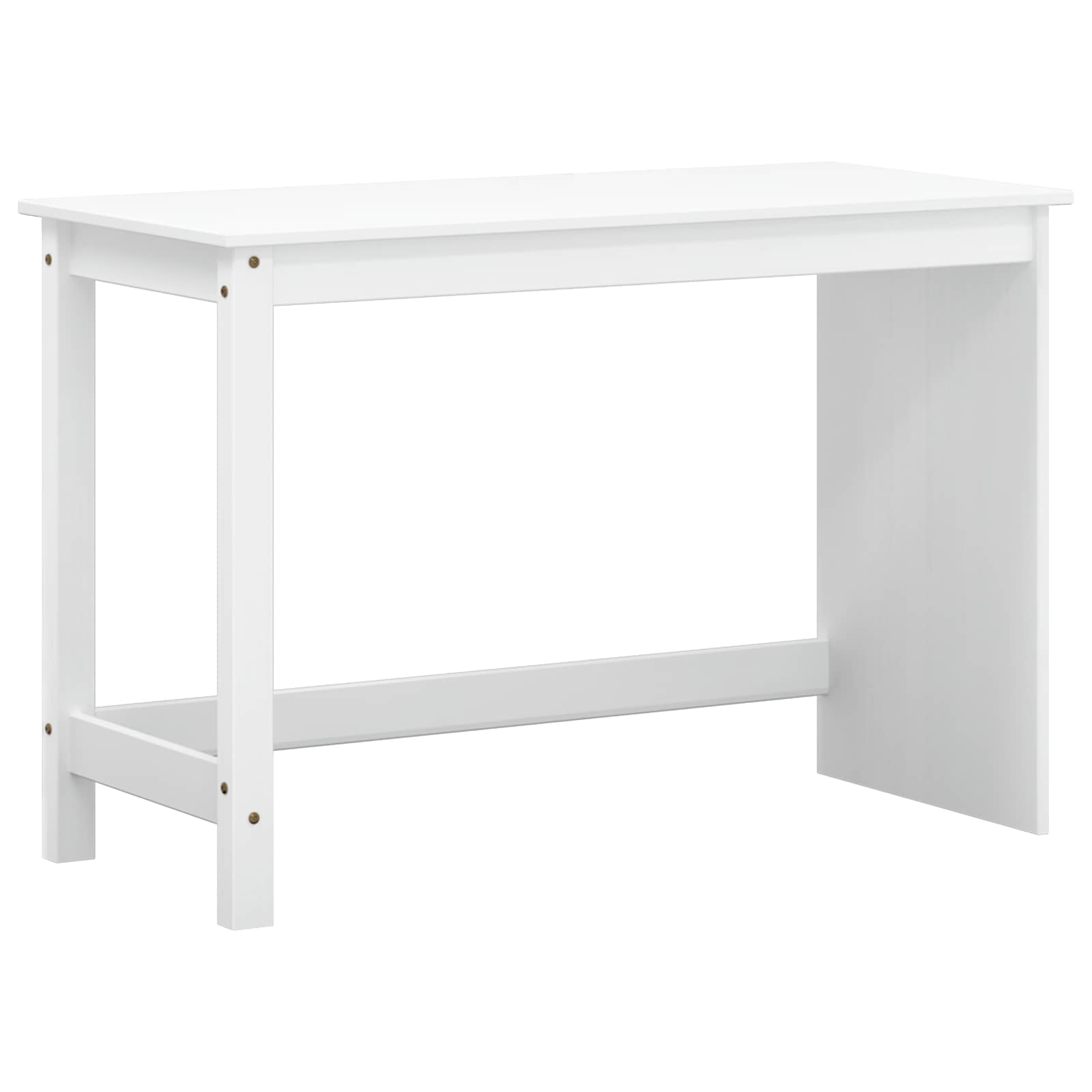 Bureau en rollende kast set MOSS 2 pcs Wit