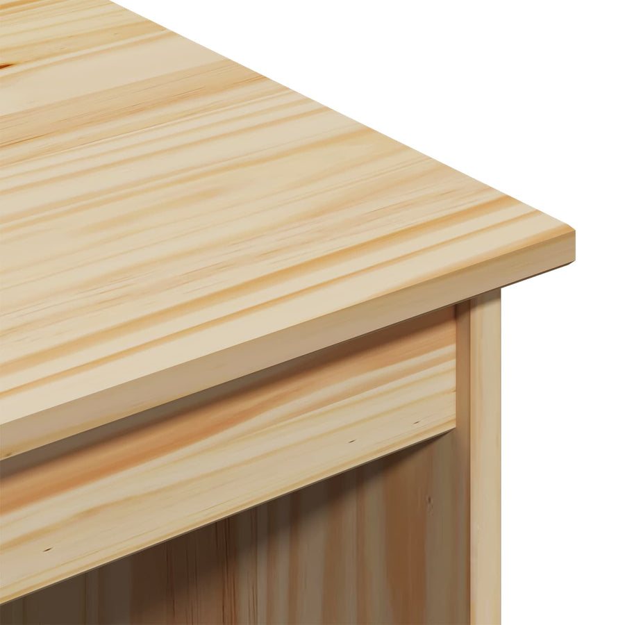 Bureau en rollende kast set MOSS 2 pcs Bruin