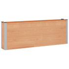 Plantenbak verhoogd 200x30x72 cm WPC aluminium bruin