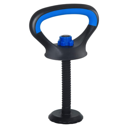 4-in-1 Halterset 40kg Zwart en Blauw Cement en ijzeren zand