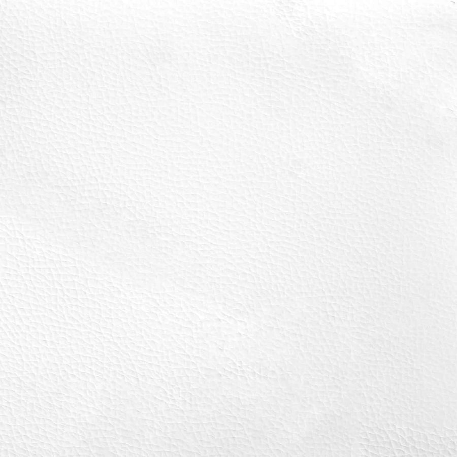 Ottoman Bedframe met opslag Puur Wit 90 x 200 cm Nep Leer