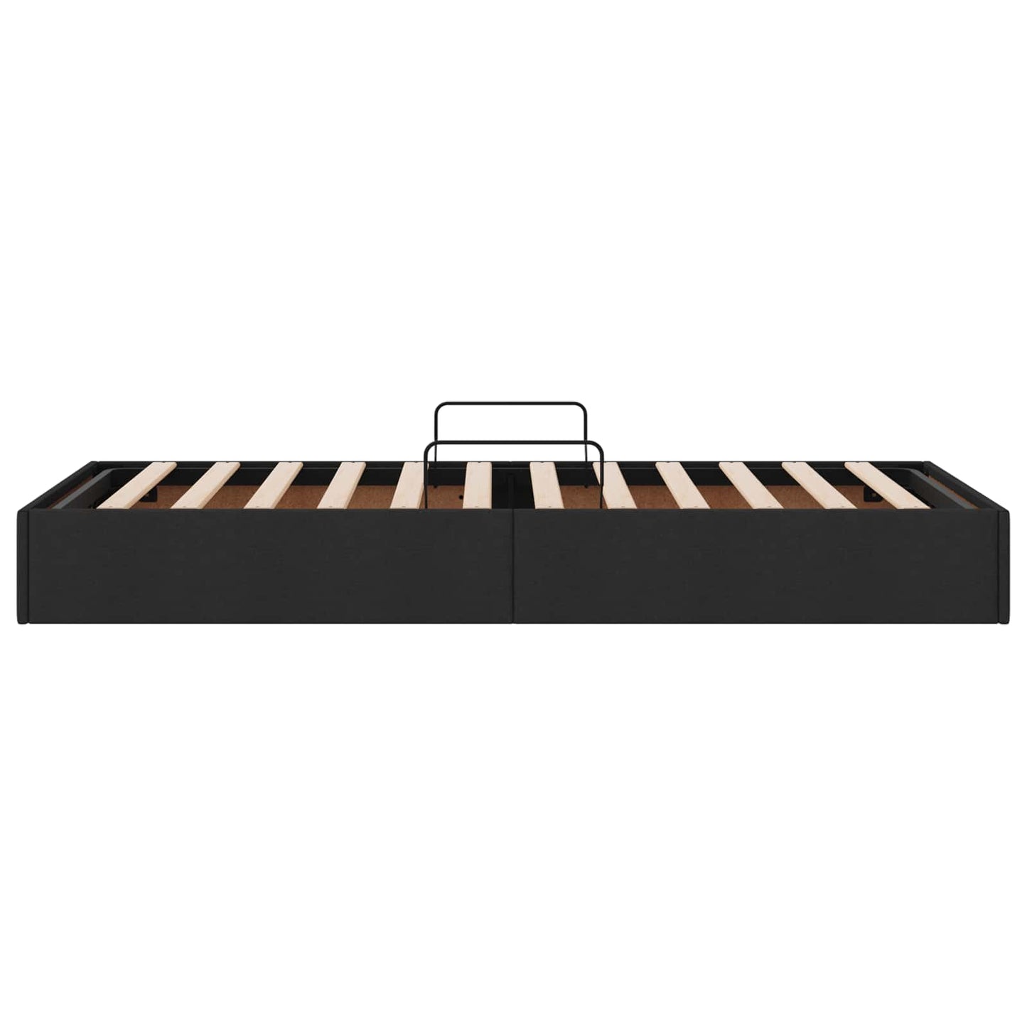 Ottoman Bedframe met opslag Zwart 100 x 200 cm Stof